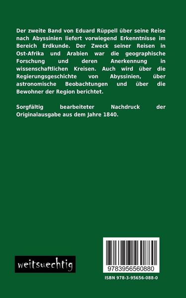 Produktbild: Reise in Abyssinien