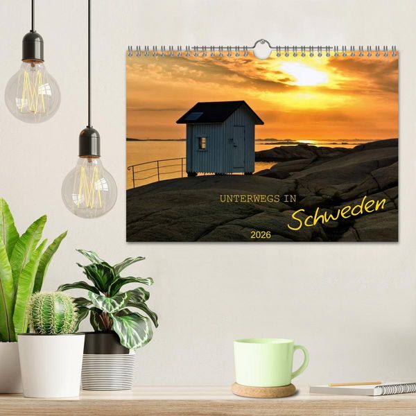 Produktbild: Unterwegs in Schweden (Wandkalender 2026 DIN A4 quer), CALVENDO Monatskalender