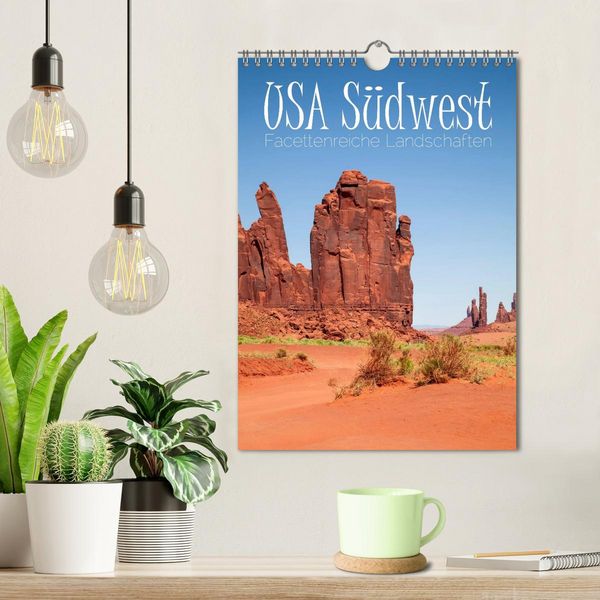Produktbild: USA S&uuml;dwest Facettenreiche Landschaften (Wandkalender 2026 DIN A4 hoch), CALVENDO Monatskalender