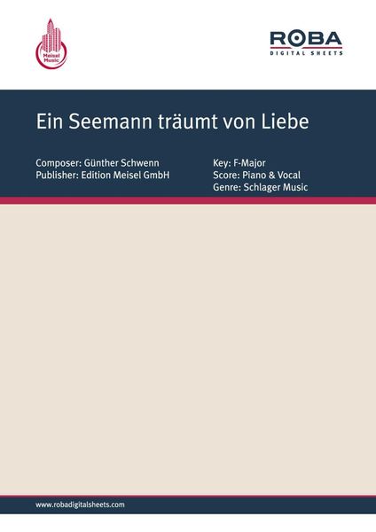 Produktbild: Ein Seemann tr&auml;umt von Liebe