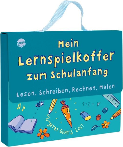 Produktbild: Mein Lernspielkoffer zum Schulanfang. Lesen, Schreiben, Rechnen, Malen