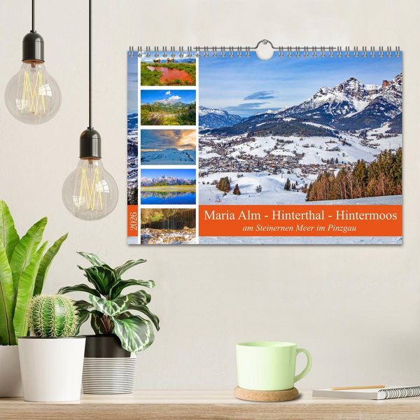 Produktbild: Maria Alm - Hinterthal - Hintermoos (Wandkalender 2026 DIN A4 quer), CALVENDO Monatskalender