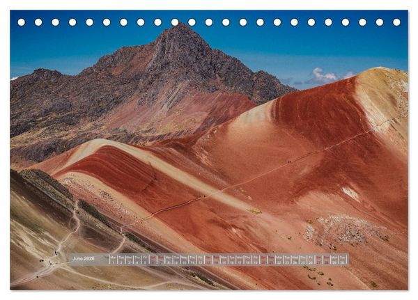 Produktbild: Picturesque Mountain Worlds (Desk Calendar 2026 DIN A5 landscape), CALVENDO 12 Month DeskCalendar