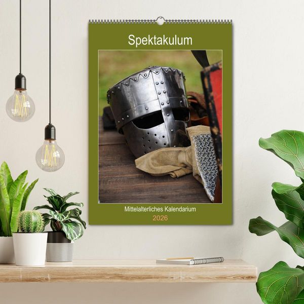 Produktbild: Spektakulum - Mittelalterliches Kalendarium (Wandkalender 2026 DIN A2 hoch), CALVENDO Monatskalender