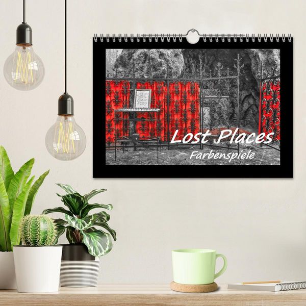 Produktbild: Lost Places - Farbenspiele (Wandkalender 2026 DIN A4 quer), CALVENDO Monatskalender