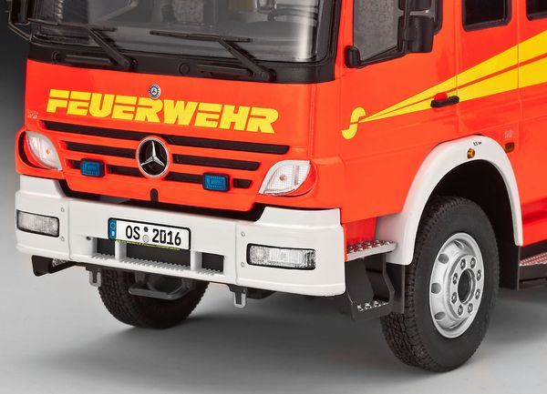 Produktbild: Revell 07404 Schlingmann LF 20/16 Feuerwehrauto Bausatz 1:24