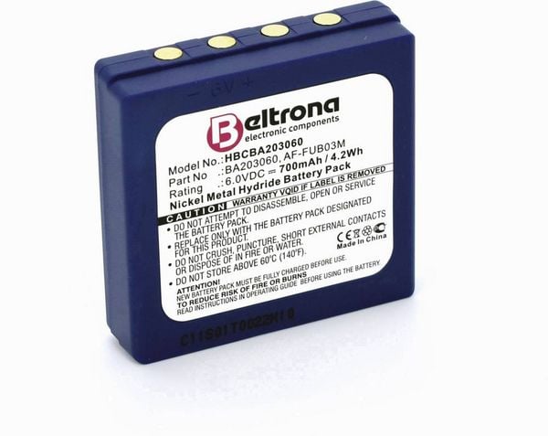 Produktbild: Beltrona Kran-Fernbedienungs-Akku 6V 700 mAh