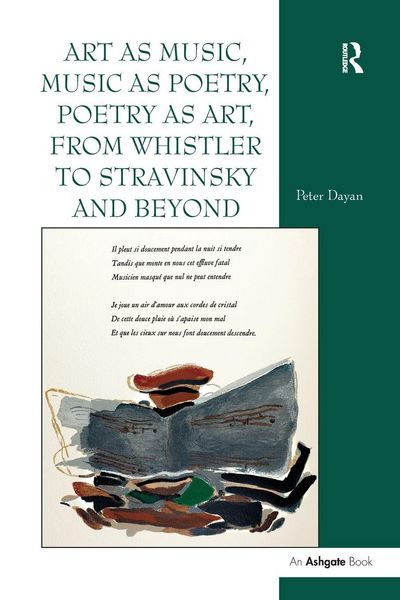 Produktbild: Art as Music, Music as Poetry, Poetry as Art, from Whistler to Stravinsky and Beyond