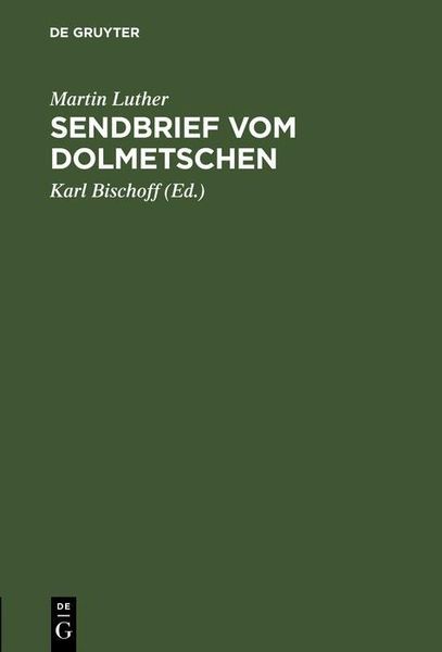 Produktbild: Sendbrief vom Dolmetschen