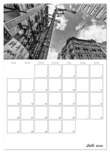 Produktbild: NEW YORK Skylines (Wandkalender 2026 DIN A2 hoch), CALVENDO Monatskalender