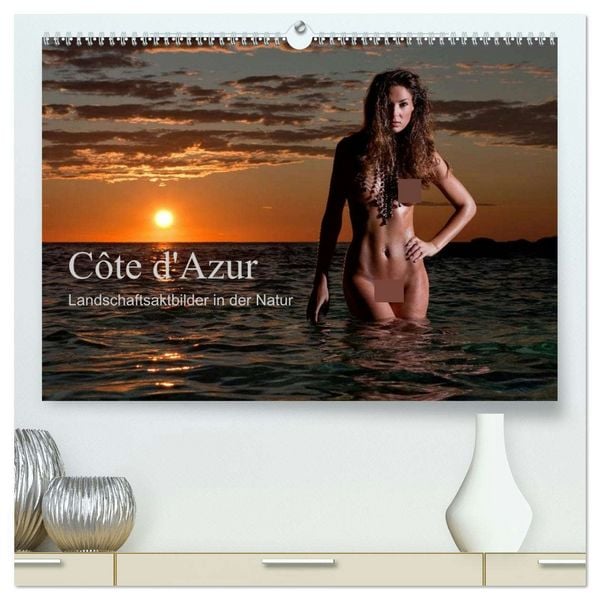 Produktbild: C&ocirc;te d'Azur - Landschaftsaktbilder in der Natur (hochwertiger Premium Wandkalender 2026 DIN A2 quer), Kunstdruck in Hochglanz