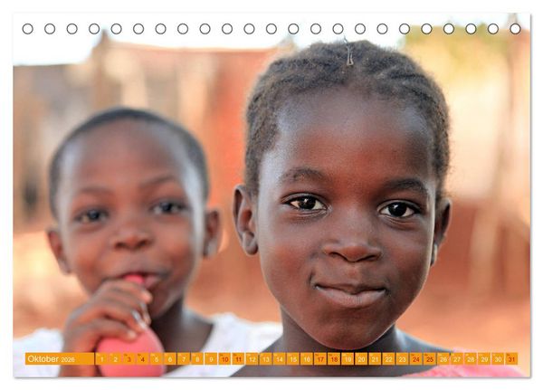 Produktbild: Westafrika Menschen 2026 (Tischkalender 2026 DIN A5 quer), CALVENDO Monatskalender