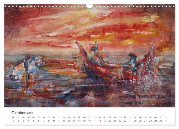 Produktbild: Die Atmosph&auml;re des Impressionismus (Wandkalender 2026 DIN A3 quer), CALVENDO Monatskalender