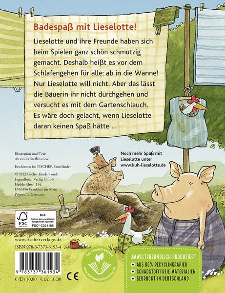 Produktbild: Lieselotte will nicht baden