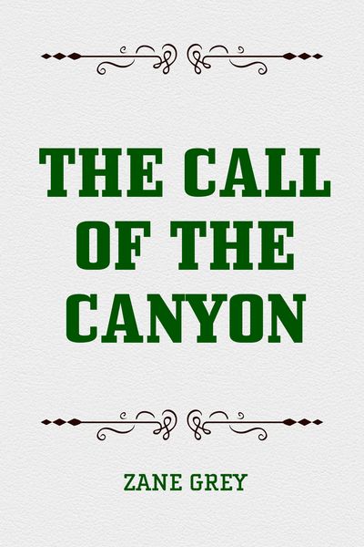 Produktbild: The Call of the Canyon