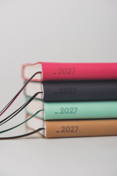 Produktbild: Buchkalender Kompagnon Mod. 791 66 2027, A5, Kunststoff, hellgr&uuml;n