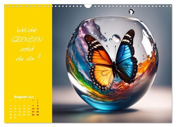 Produktbild: KI Mut - Trau Dich und stell Dir die richtige Frage (Wandkalender 2027 DIN A3 quer), CALVENDO Monatskalender