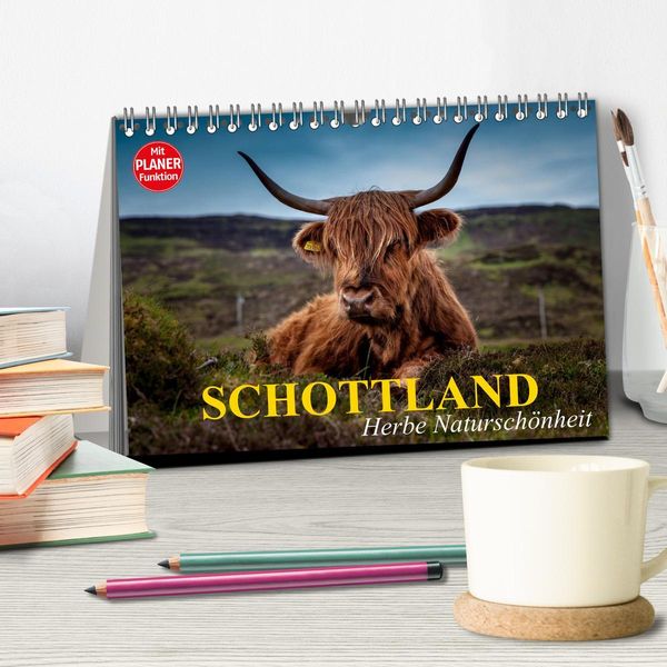 Produktbild: Schottland. Herbe Natursch&ouml;nheit (Tischkalender 2026 DIN A5 quer), CALVENDO Monatskalender