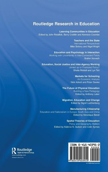 Produktbild: Spatial Theories of Education