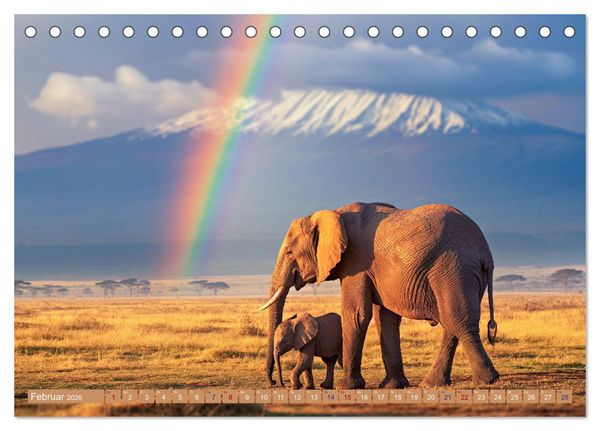 Produktbild: Himmlische Farbspiele - Regenbogen (Tischkalender 2026 DIN A5 quer), CALVENDO Monatskalender