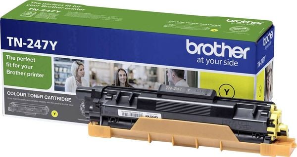 Brother Toner TN-247Y / TN247 Original Gelb 2300 Seiten TN247Y