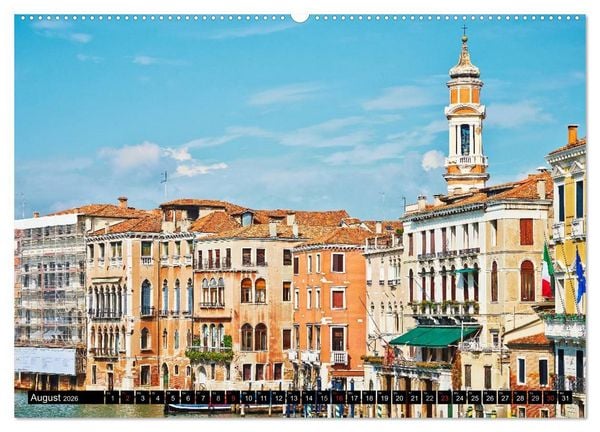 Produktbild: Besuch in Venedig (hochwertiger Premium Wandkalender 2026 DIN A2 quer), Kunstdruck in Hochglanz
