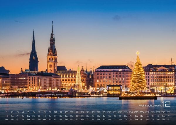 Produktbild: Hamburg - Zwischen Speicherstadt und Alster - 2027 - Kalender DIN A3