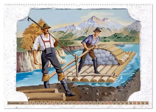 Produktbild: Das Obere Isartal - Eine Bayerische Region f&uuml;r Entdecker (Wandkalender 2027 DIN A2 quer), CALVENDO Monatskalender