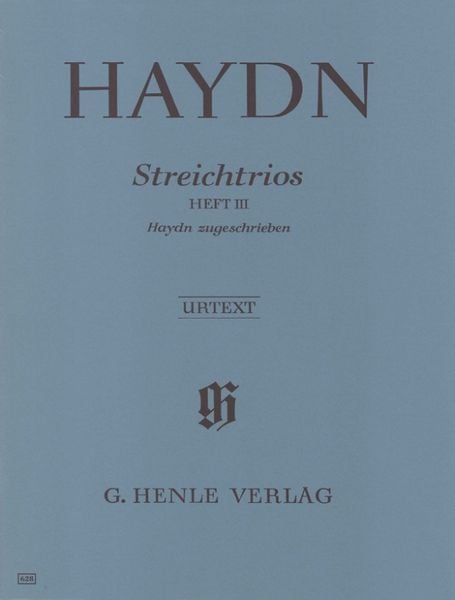 Produktbild: Joseph Haydn - Streichtrios, Heft III (Haydn zugeschrieben)