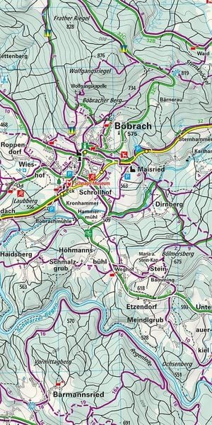 Produktbild: K&uuml;mmerly+Frey Outdoorkarte Deutschland 54 Nationalpark Bayerischer Wald 1:35.000