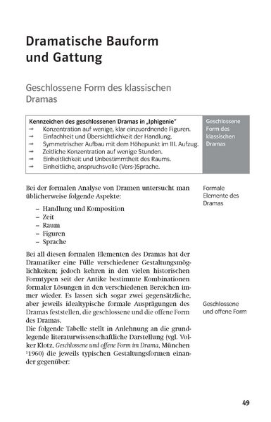 Produktbild: Lekt&uuml;rehilfen. Iphigenie auf Tauris
