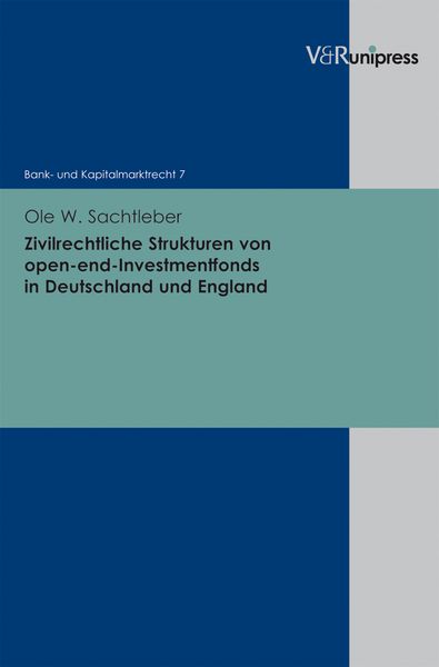 Produktbild: Zivilrechtliche Strukturen von open-end-Investmentfonds in Deutschland und England