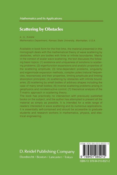 Produktbild: Scattering by Obstacles