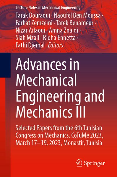 Produktbild: Advances in Mechanical Engineering and Mechanics III