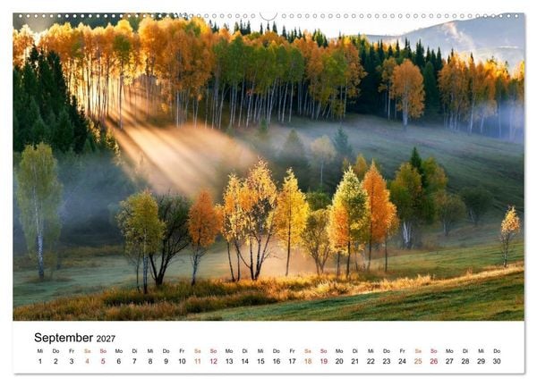 Produktbild: Sonnenjahr (Wandkalender 2027 DIN A2 quer), CALVENDO Monatskalender