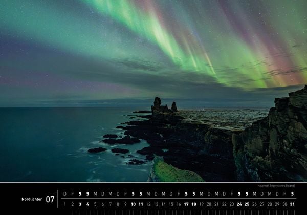 Produktbild: Nordlichter Premiumkalender 2027