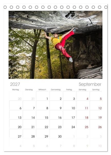 Produktbild: Tischplaner 2027 - Climbing Solutions - Bergsport weltweit (A5 Tischkalender zum Aufstellen) CALVENDO