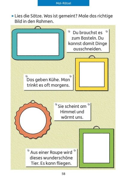 Quer durch die 1. Klasse, Lesen üben - A5-Übungsblock