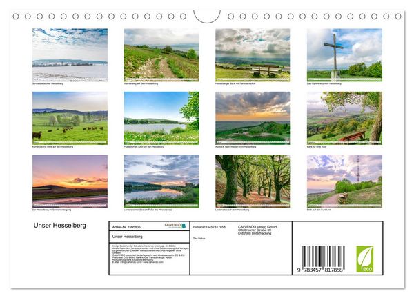 Produktbild: Unser Hesselberg (Wandkalender 2026 DIN A4 quer), CALVENDO Monatskalender