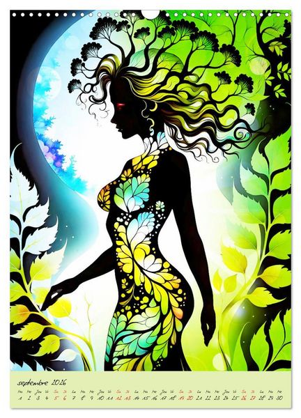 Produktbild: L'&eacute;l&eacute;gance de la nature (Calendrier mural 2026 DIN A3 horizontal), CALVENDO calendrier mensuel