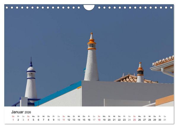 Produktbild: Algarve von Sagres bis Tavira (Wandkalender 2026 DIN A4 quer), CALVENDO Monatskalender