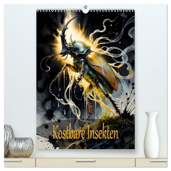 Produktbild: Kostbare Insekten (hochwertiger Premium Wandkalender 2027 DIN A2 hoch), Kunstdruck in Hochglanz