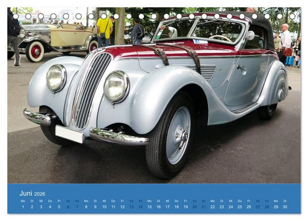 Produktbild: BMW Classics (Tischkalender 2026 DIN A5 quer), CALVENDO Monatskalender