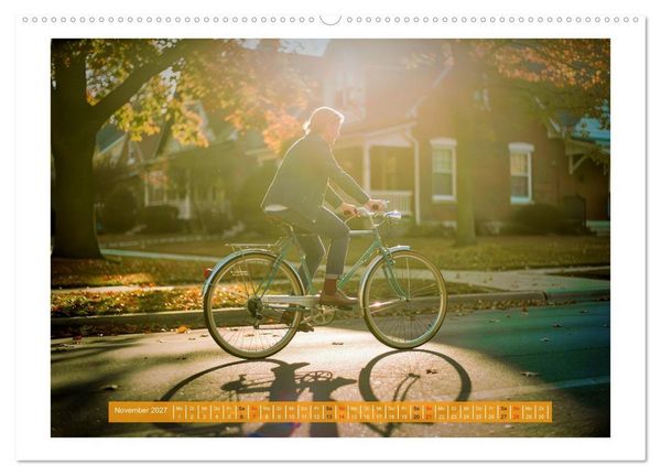 Produktbild: Nostalgie auf zwei R&auml;dern (hochwertiger Premium Wandkalender 2027 DIN A2 quer), Kunstdruck in Hochglanz