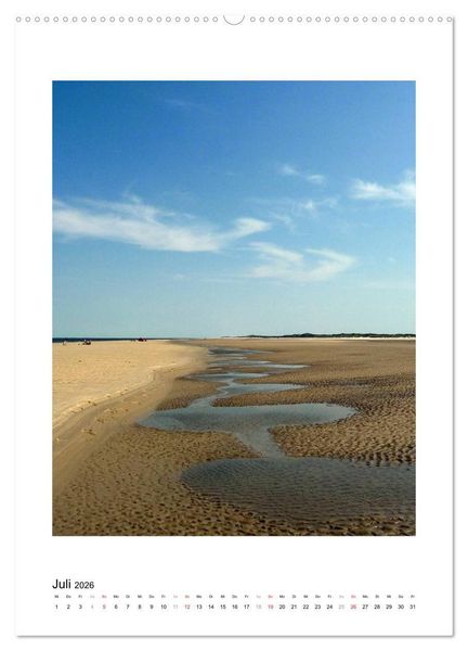 Produktbild: Borkum - Inseltr&auml;ume an der Nordsee (Wandkalender 2026 DIN A2 hoch), CALVENDO Monatskalender