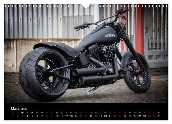 Produktbild: Exklusive Best of Fat Ass Custombike Edition, feinste Harleys mit fettem Hintern (Wandkalender 2025 DIN A3 quer), CALVENDO Monatskalender
