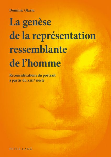 Produktbild: La gen&egrave;se de la repr&eacute;sentation ressemblante de l&rsquo;homme
