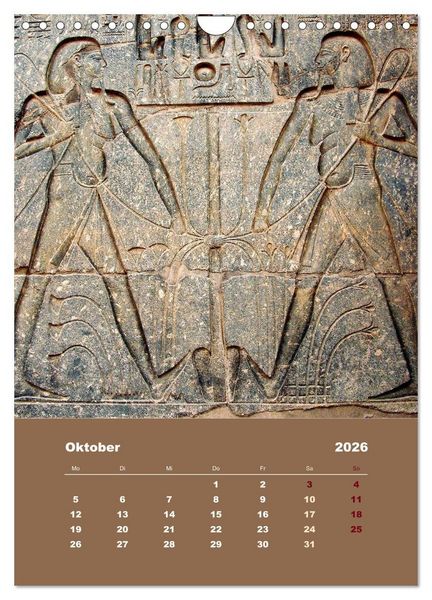 Produktbild: Antikes &Auml;gypten (Wandkalender 2026 DIN A4 hoch), CALVENDO Monatskalender
