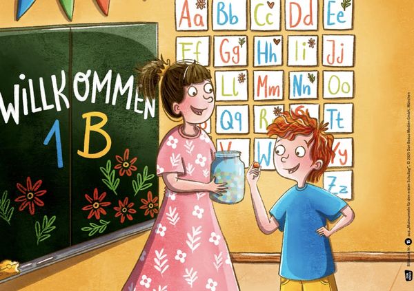 Produktbild: Mutmurmeln für den ersten Schultag. Kamishibai Bildkartenset