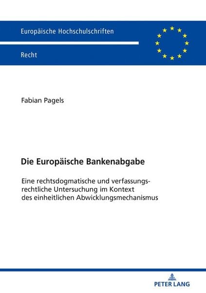 Produktbild: Die Europaeische Bankenabgabe